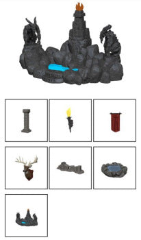 WizKids Unpainted Miniatures: Pools and Pillars