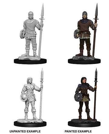 WizKids Unpainted Miniatures: Guards