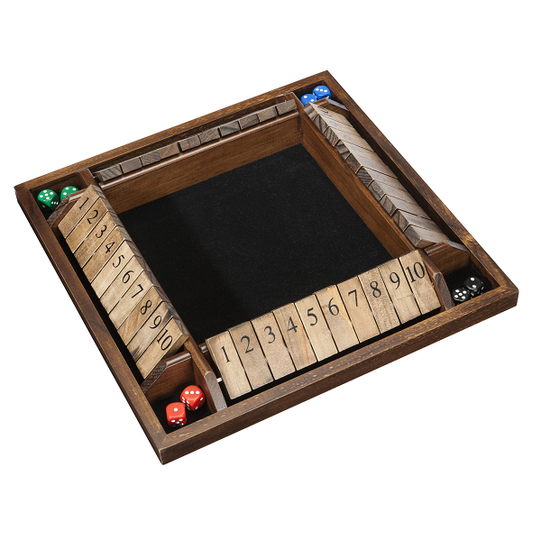 Shut The Box, 4-Player, Wood