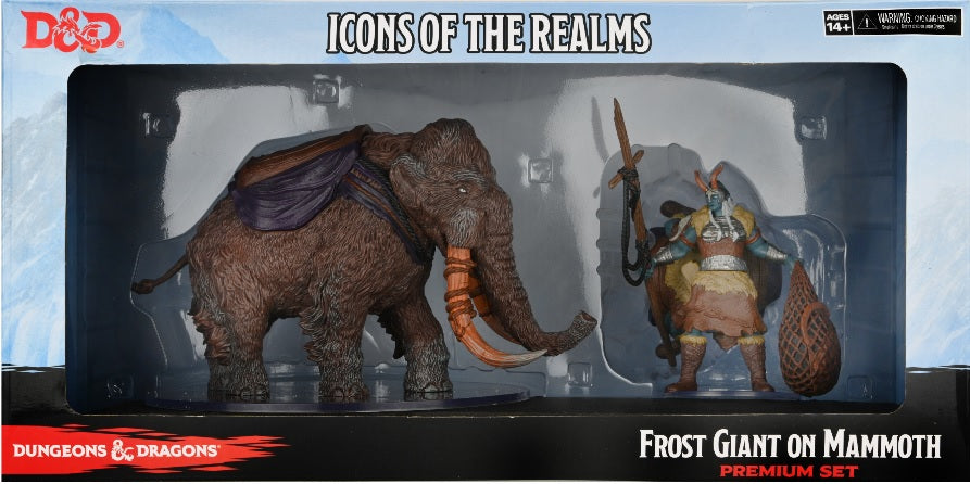 Icons of the Realms: Snowbound - Frost Giant and Mammoth Set