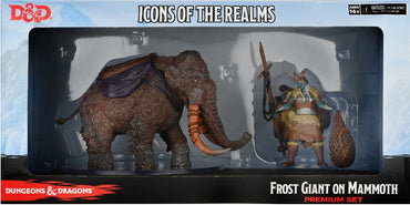 Icons of the Realms: Snowbound - Frost Giant and Mammoth Set
