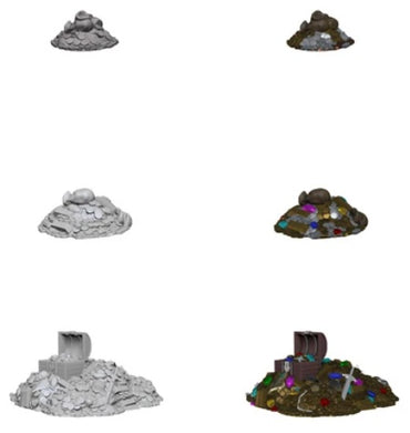 WizKids Unpainted Miniatures: Treasure Piles