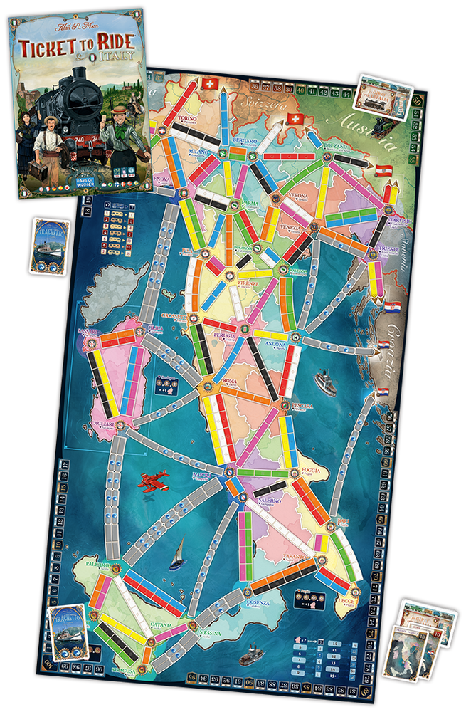 Ticket to Ride: Map Collection #7 - Japan and Italy