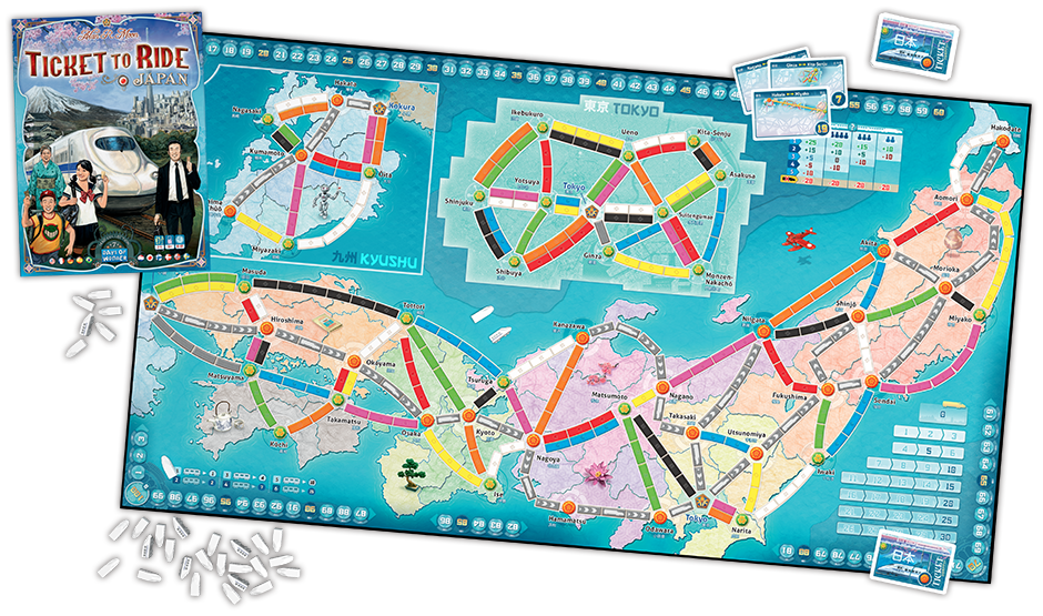 Ticket to Ride: Map Collection #7 - Japan and Italy